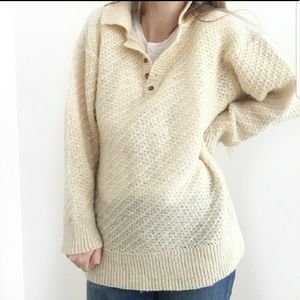 Vintage Cozy 100% Wool Pullover Sweater